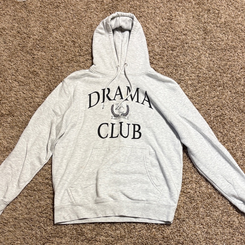 Gray Drama Club Hoodie